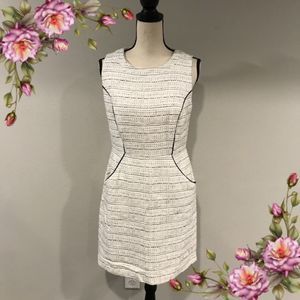 Dalia Women Off White Sleeveless Dress